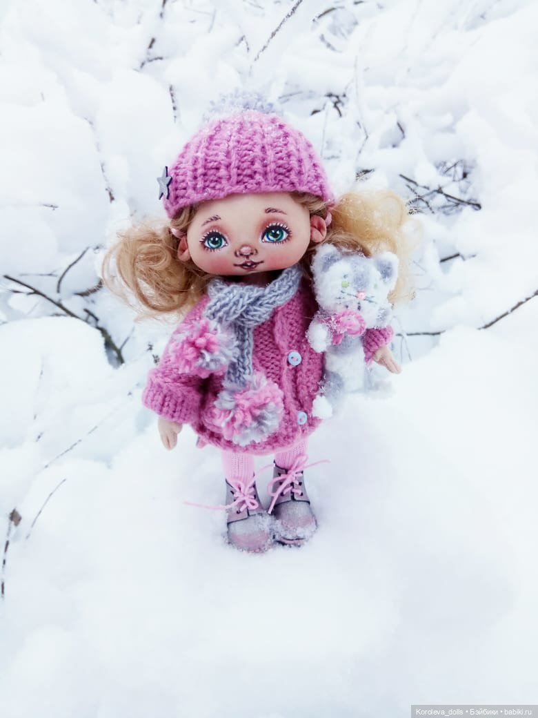 Таичка и зимняя сказка — Авторские текстильные куклы: Вальдорфские (фото 5)