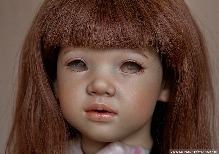 Рыжик Лилиан - работаю — Реставрация и преображение кукол: ремонт (фото 4)