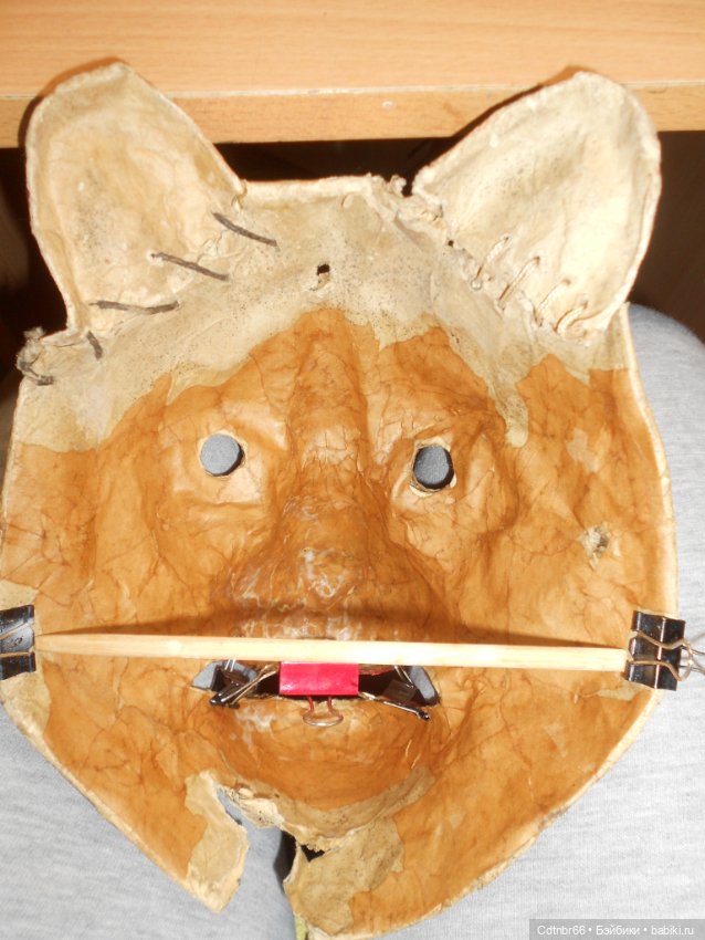 Старинная маска ТИГРА и коника, прискакавшего с Украины. Восстановление. Часть 1