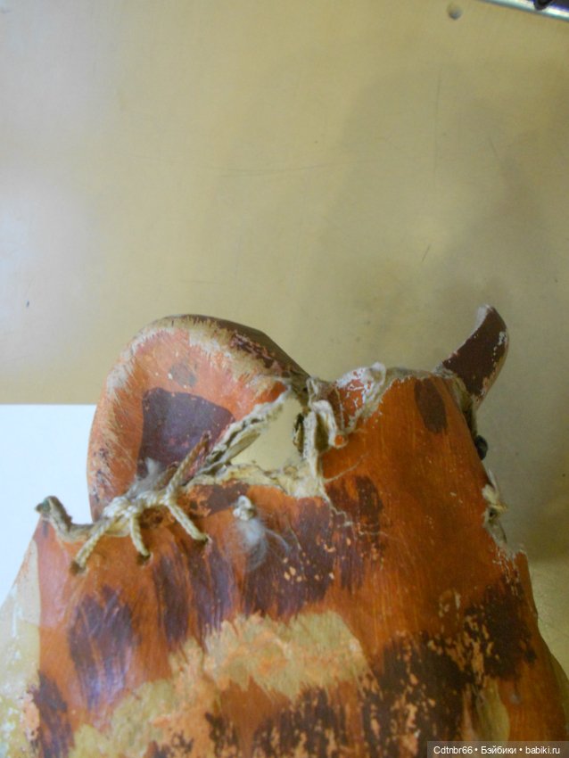 Старинная маска ТИГРА и коника, прискакавшего с Украины. Восстановление. Часть 1 (фото 2)