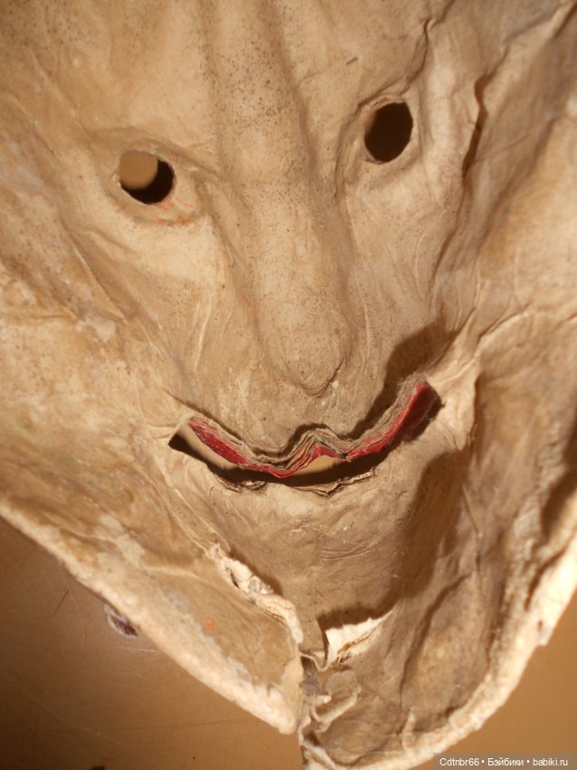 Старинная маска ТИГРА и коника, прискакавшего с Украины. Восстановление. Часть 1 (фото 5)