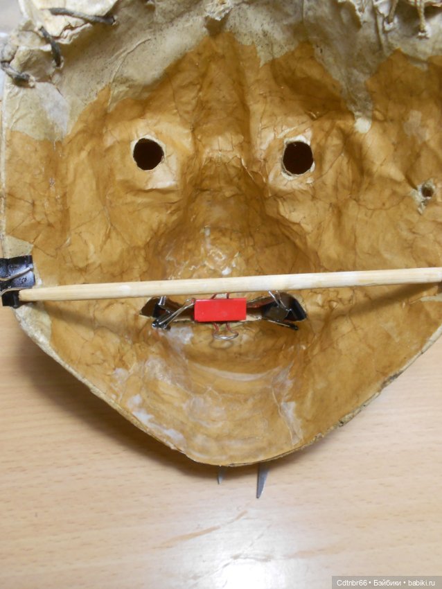 Старинная маска ТИГРА и коника, прискакавшего с Украины. Восстановление. Часть 1