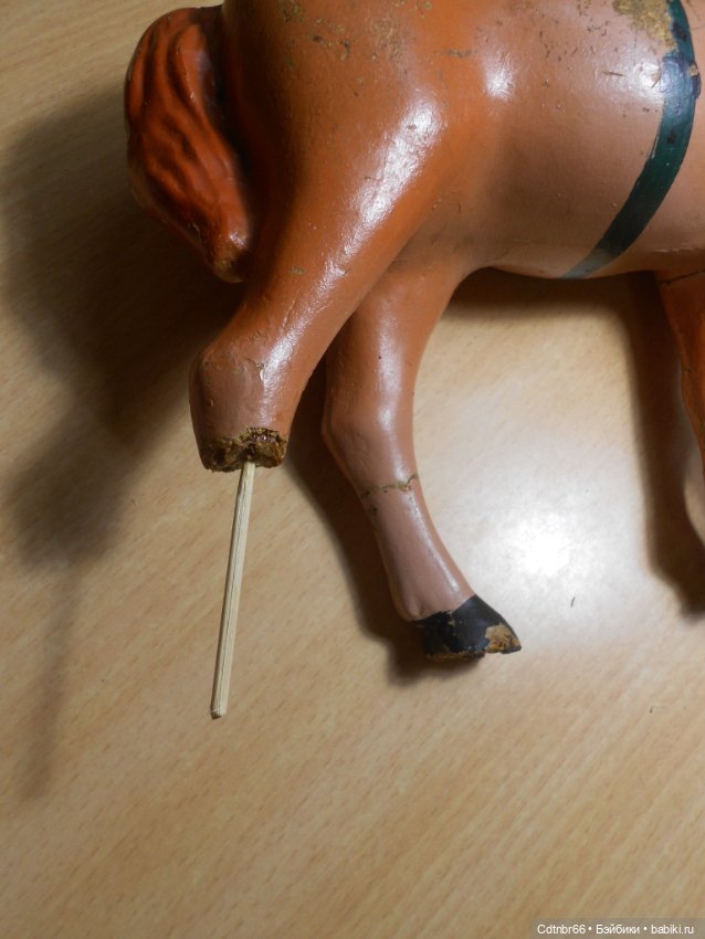 Старинная маска ТИГРА и коника, прискакавшего с Украины. Восстановление. Часть 1