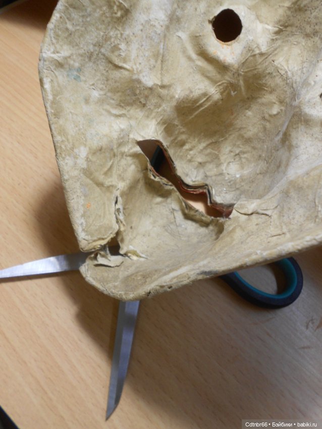 Старинная маска ТИГРА и коника, прискакавшего с Украины. Восстановление. Часть 1 (фото 8)