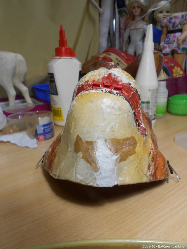 Старинная маска ТИГРА и коника, прискакавшего с Украины. Восстановление. Часть 1