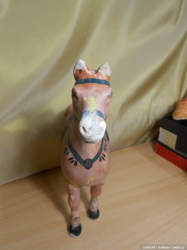 Старинная маска ТИГРА и коника, прискакавшего с Украины. Восстановление. Часть 1