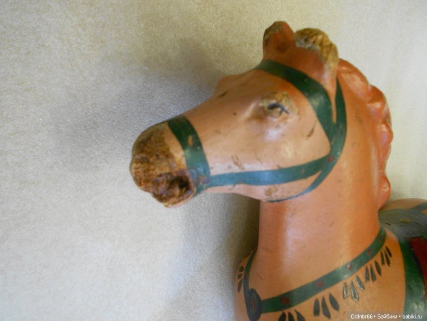 Старинная маска ТИГРА и коника, прискакавшего с Украины. Восстановление. Часть 1