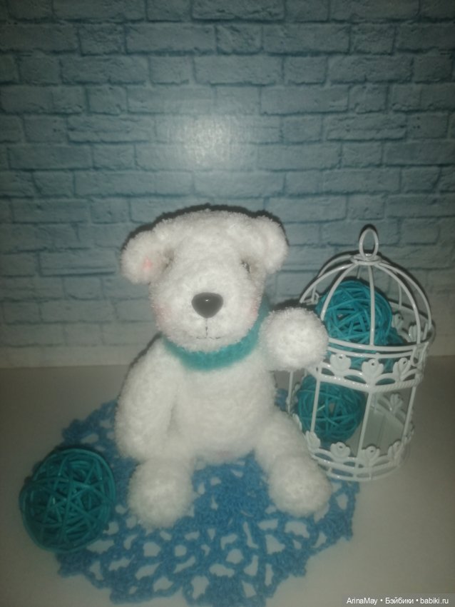 Медвежонок Айсберг — Вязаные игрушки и амигуруми: крючком
