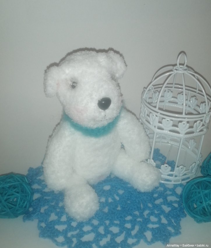 Медвежонок Айсберг — Вязаные игрушки и амигуруми: крючком (фото 8)