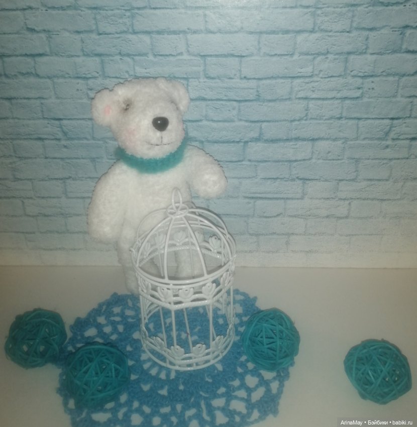 Медвежонок Айсберг — Вязаные игрушки и амигуруми: крючком (фото 4)
