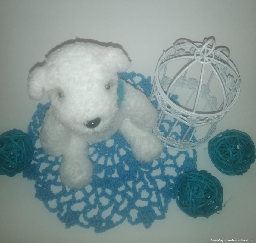 Медвежонок Айсберг — Вязаные игрушки и амигуруми: крючком (фото 9)
