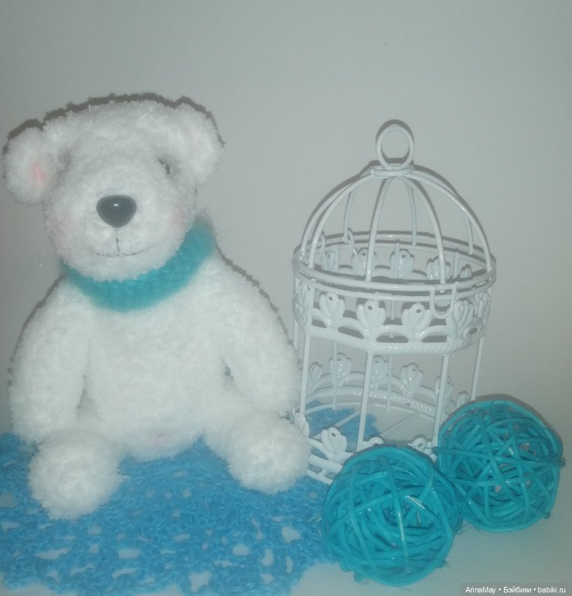 Медвежонок Айсберг — Вязаные игрушки и амигуруми: крючком (фото 7)