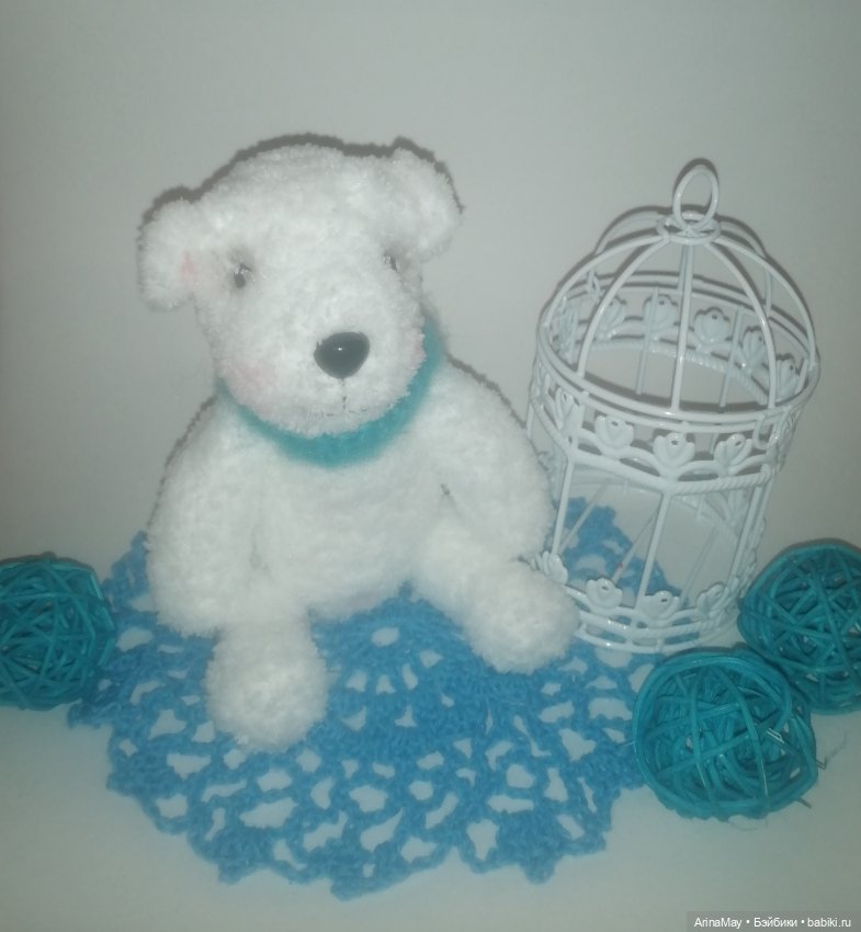 Медвежонок Айсберг — Вязаные игрушки и амигуруми: крючком (фото 10)