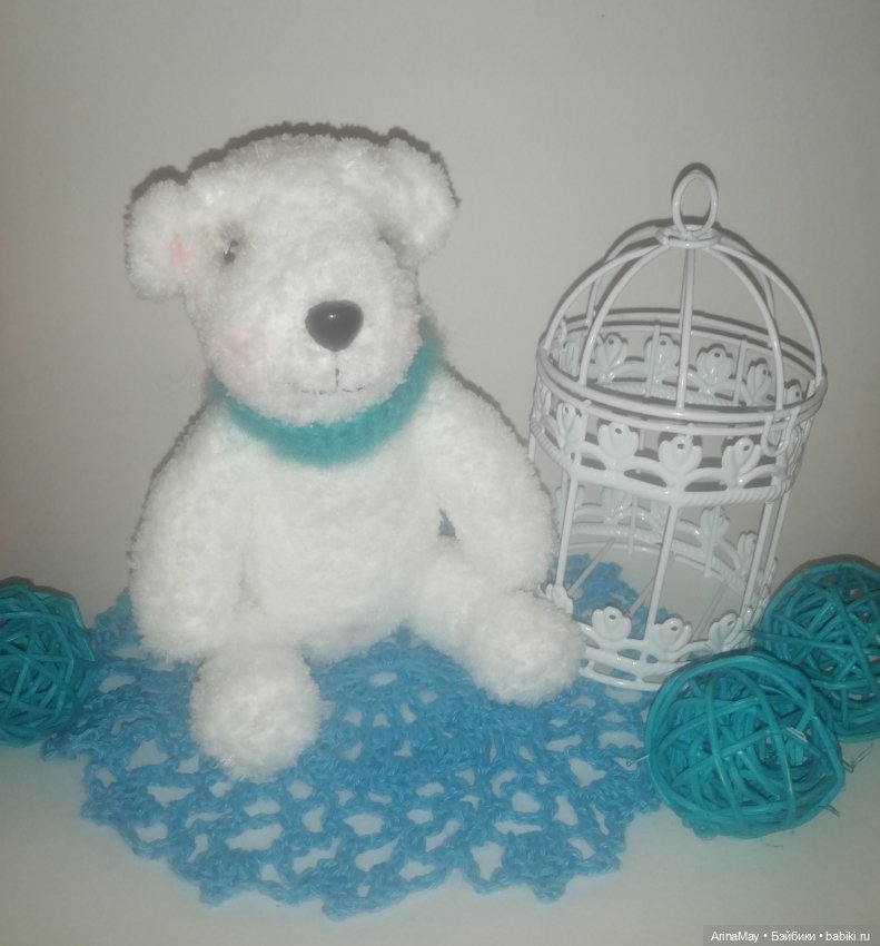 Медвежонок Айсберг — Вязаные игрушки и амигуруми: крючком