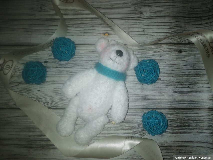 Медвежонок Айсберг — Вязаные игрушки и амигуруми: крючком (фото 5)