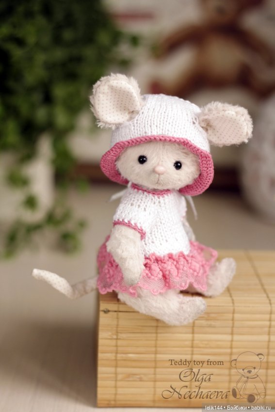 Мышка тедди Мила — Авторские мишки Тедди и друзья: фото