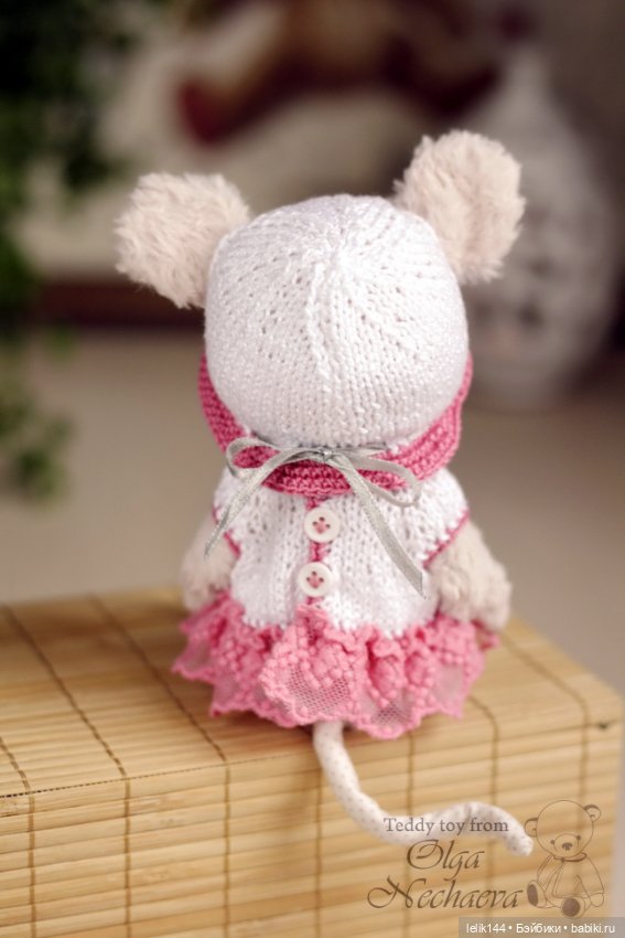 Мышка тедди Мила — Авторские мишки Тедди и друзья: фото (фото 5)