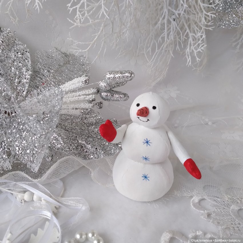 Сонечка и Снеговик — Авторские текстильные куклы: Вальдорфские (фото 5)