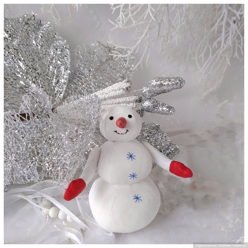 Сонечка и Снеговик — Авторские текстильные куклы: Вальдорфские (фото 2)