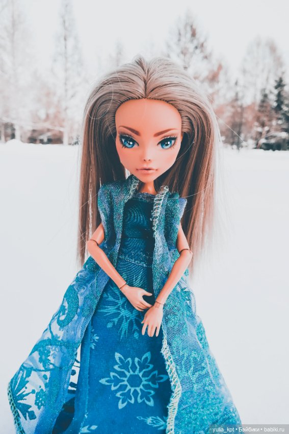 Девчонки с зимнем парке — Куклы Monster High и Ever After High: G1 (фото 7)