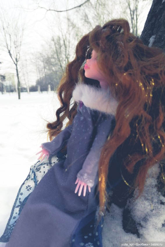 Девчонки с зимнем парке — Куклы Monster High и Ever After High: G1