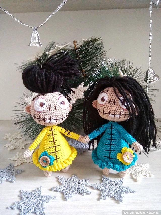 Близняшки — Вязаные игрушки и амигуруми: крючком (фото 3)