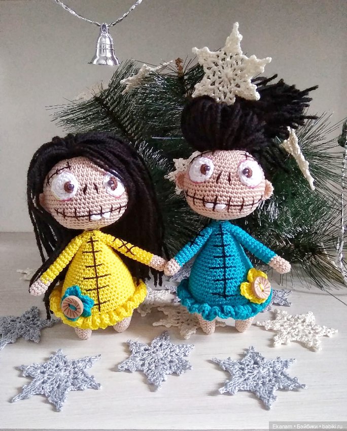 Близняшки — Вязаные игрушки и амигуруми: крючком (фото 2)