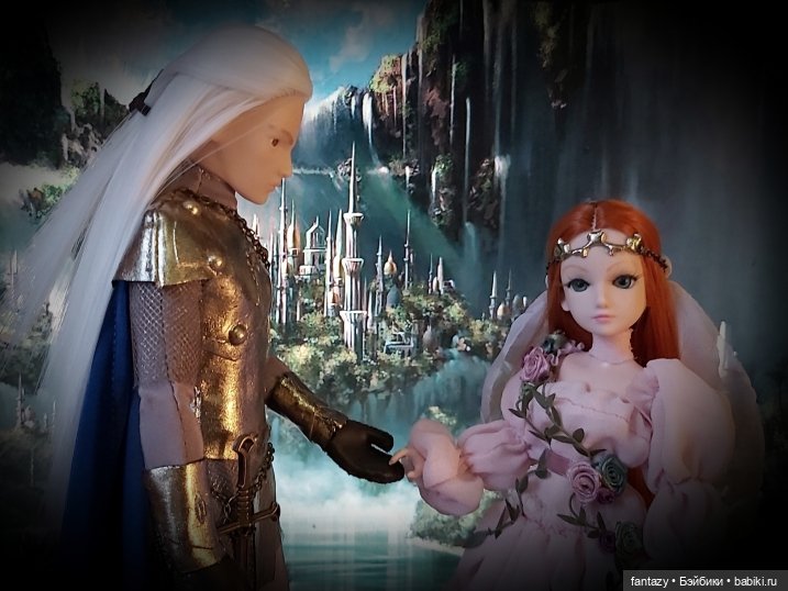 Гибридная кукла на основе тела Полумны Лавгуд. Невеста Лесного Короля (фото 9)