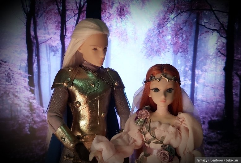 Гибридная кукла на основе тела Полумны Лавгуд. Невеста Лесного Короля (фото 6)