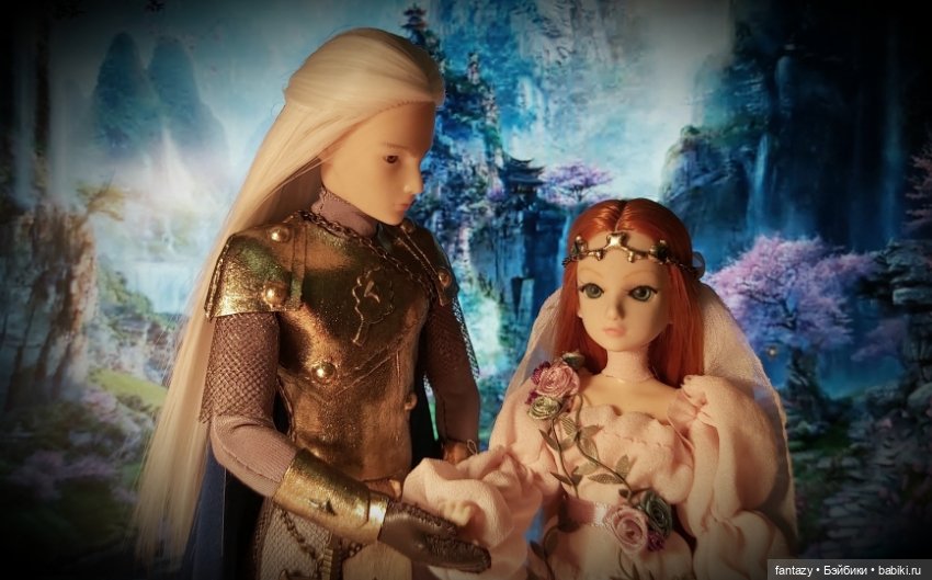 Гибридная кукла на основе тела Полумны Лавгуд. Невеста Лесного Короля (фото 4)