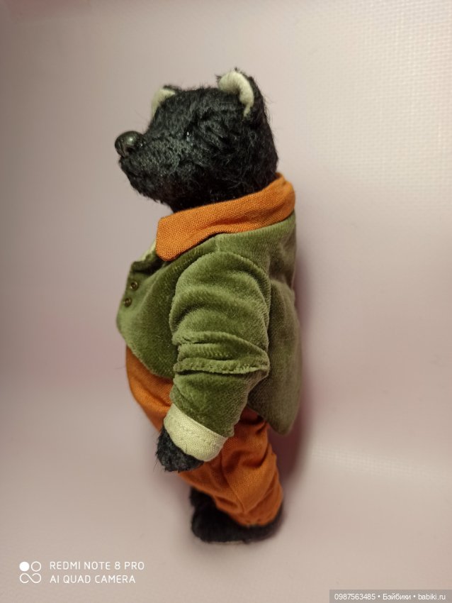 Игрушки в смешанной технике (мех и глина): Арт (фото 2)