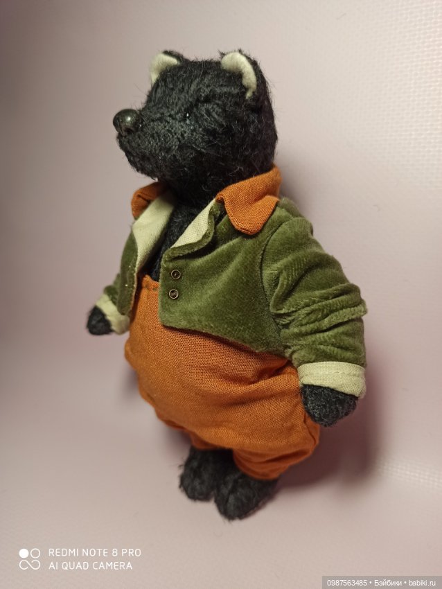 Игрушки в смешанной технике (мех и глина): Арт