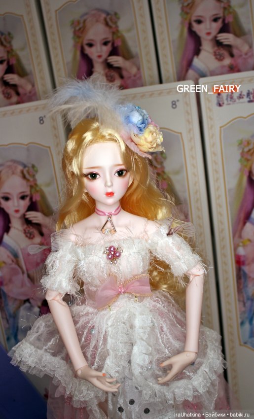 Шарнирная кукла "Элизабет". Нежный образ от DBS (фото 8)