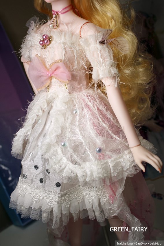 Шарнирная кукла "Элизабет". Нежный образ от DBS (фото 7)