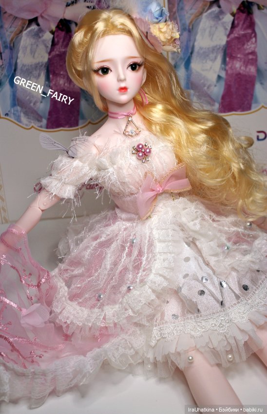 Шарнирная кукла "Элизабет". Нежный образ от DBS (фото 5)