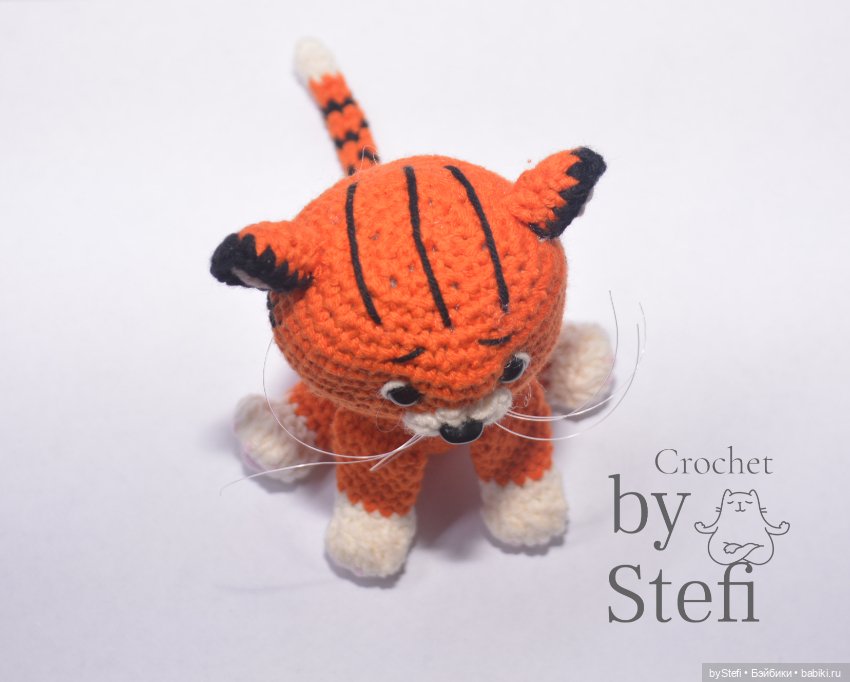 Тигрюша! Символ 2022 — Вязаные игрушки и амигуруми: крючком (фото 7)
