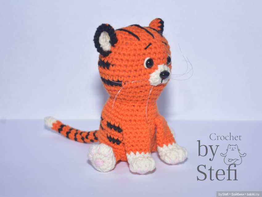 Тигрюша! Символ 2022 — Вязаные игрушки и амигуруми: крючком (фото 8)
