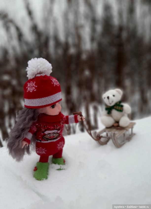 Лили на прогулке — Куклы Baboliy (Баболи (фото 3)