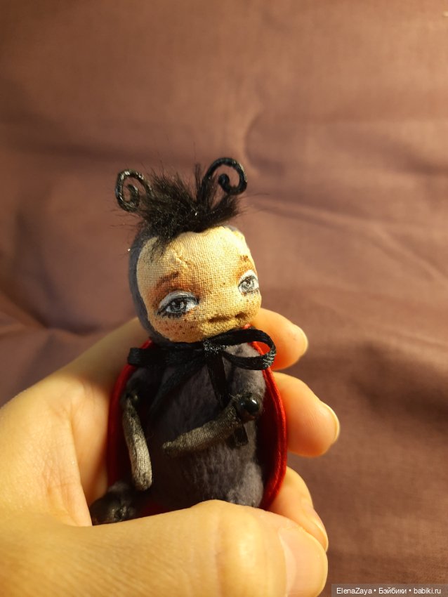 Малышка Мия — Текстильные игрушки и примитивы: кофейные (фото 7)