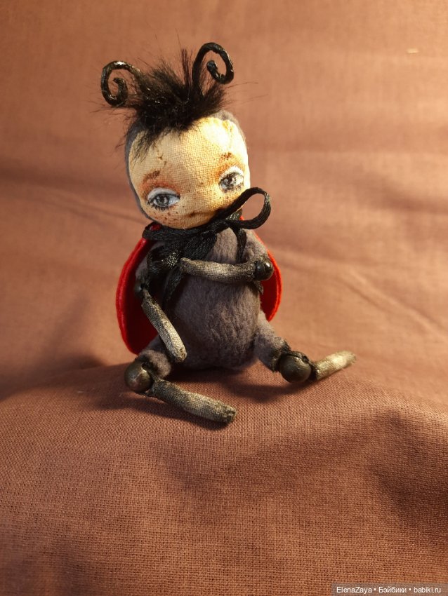 Малышка Мия — Текстильные игрушки и примитивы: кофейные (фото 6)
