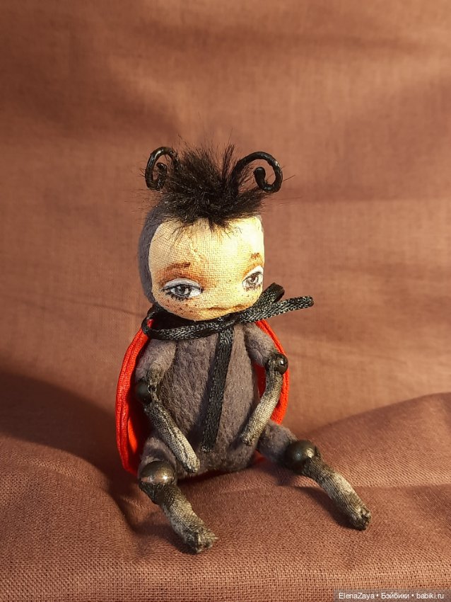 Малышка Мия — Текстильные игрушки и примитивы: кофейные