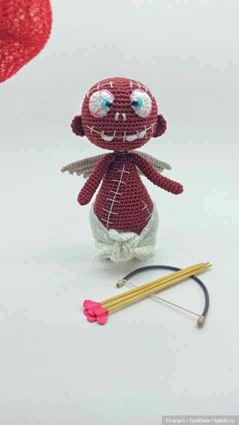Купидон — Вязаные игрушки и амигуруми: крючком (фото 10)