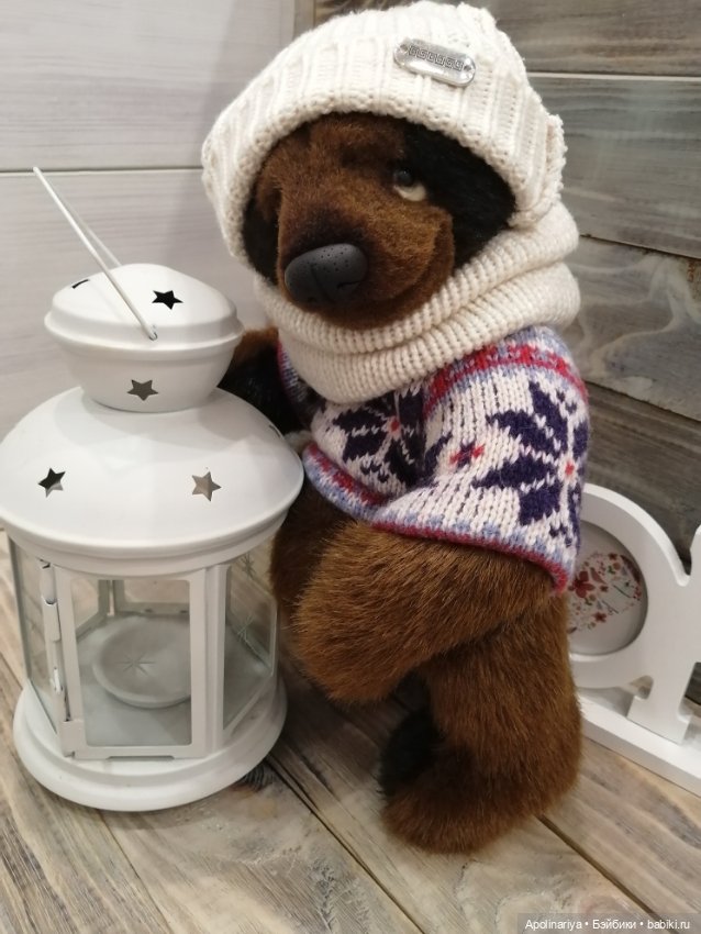 Бруно утеплился — Авторские мишки Тедди и друзья: фото