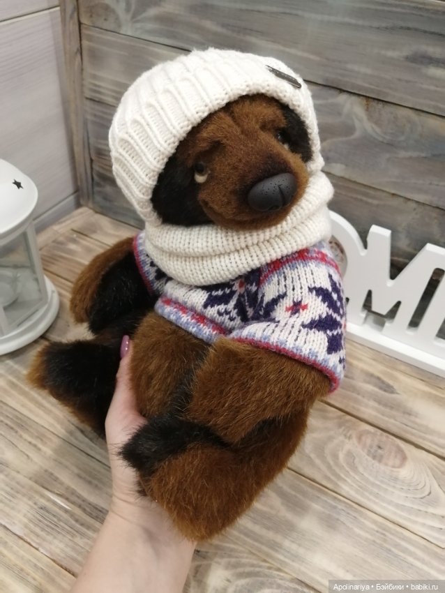Бруно утеплился — Авторские мишки Тедди и друзья: фото (фото 5)