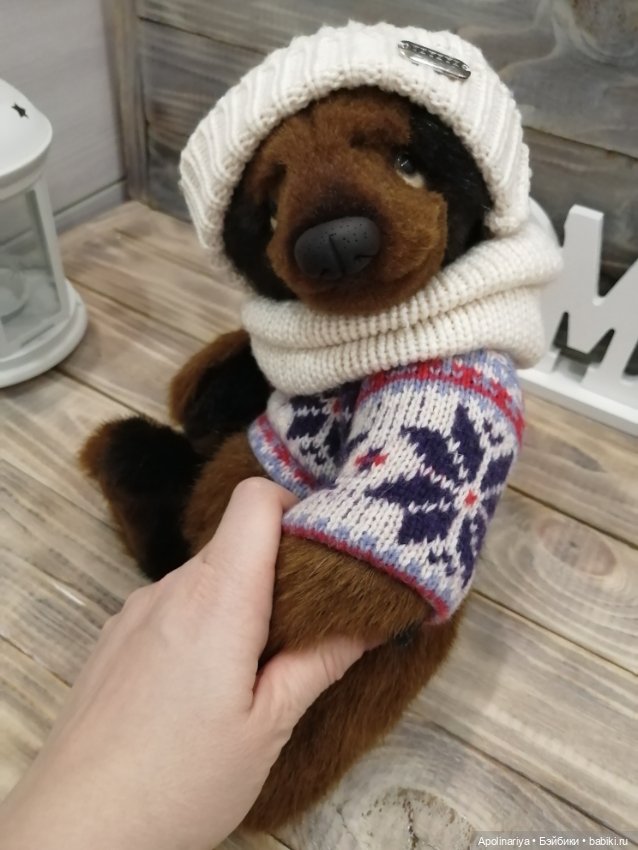 Бруно утеплился — Авторские мишки Тедди и друзья: фото (фото 4)
