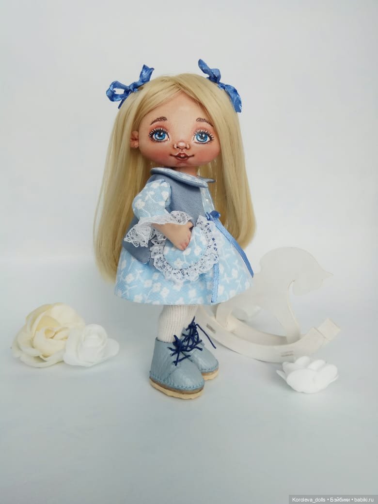 Глазки-незабудки — Авторские текстильные куклы: Вальдорфские (фото 10)