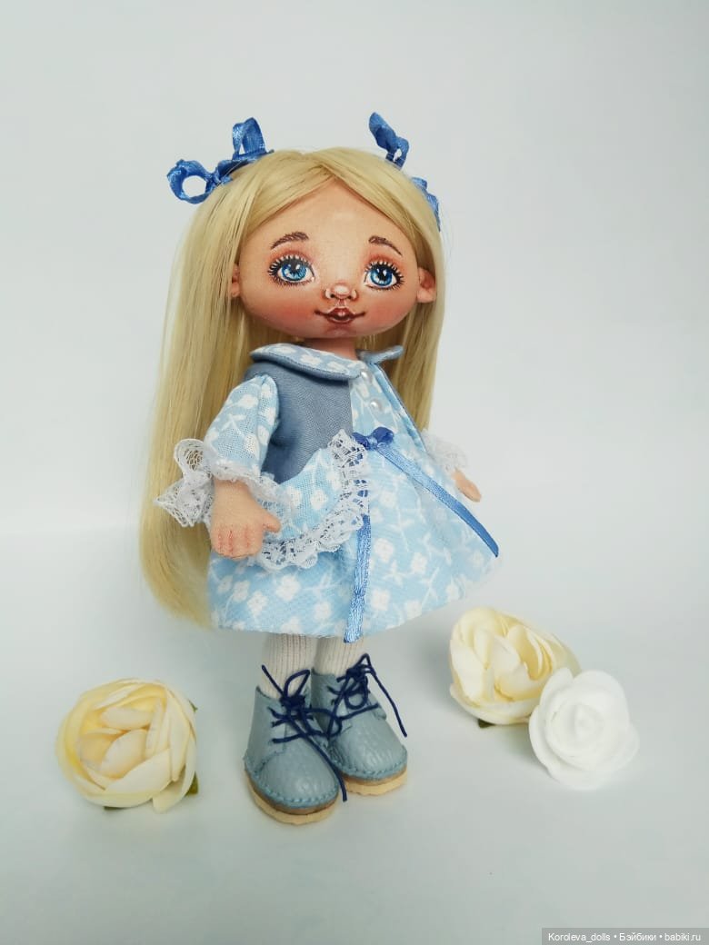 Глазки-незабудки — Авторские текстильные куклы: Вальдорфские (фото 3)