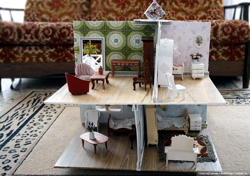 Игровой домик — Кукольные домики своими руками: фото (фото 5)