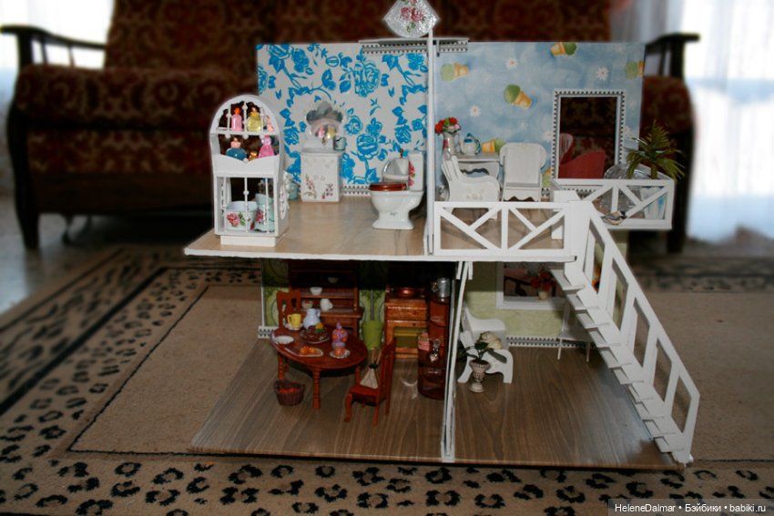 Игровой домик — Кукольные домики своими руками: фото (фото 7)