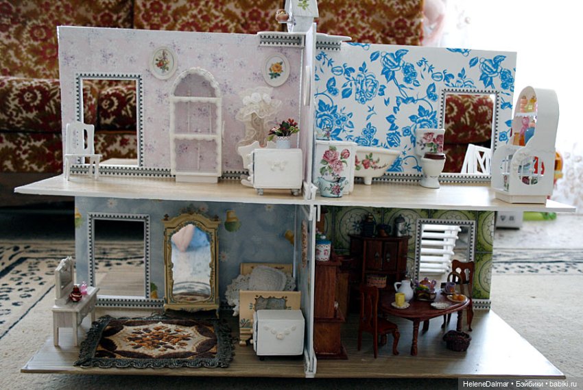 Игровой домик — Кукольные домики своими руками: фото (фото 6)